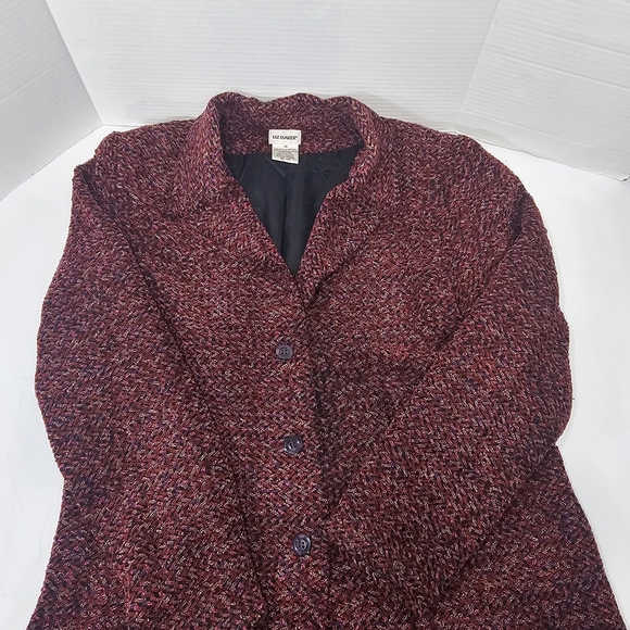 Liz Baker Women's Burgundy Blazer - Picture 4 of 13